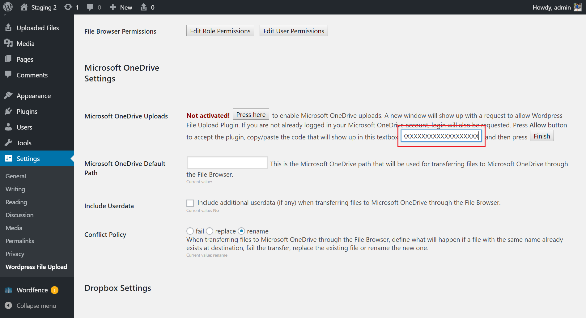 WORDPRESS query. API.ONEDRIVE.. Майкрософт драйв. Microsoft ONEDRIVE is not loading. Copy file fails